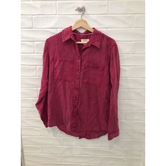 ANTHROPOLOGIE The Cate Classic Buttondown Shirt - Picture 4 of 8